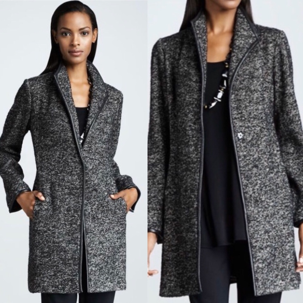 Eileen Fisher • Speckled Tweed Jacket